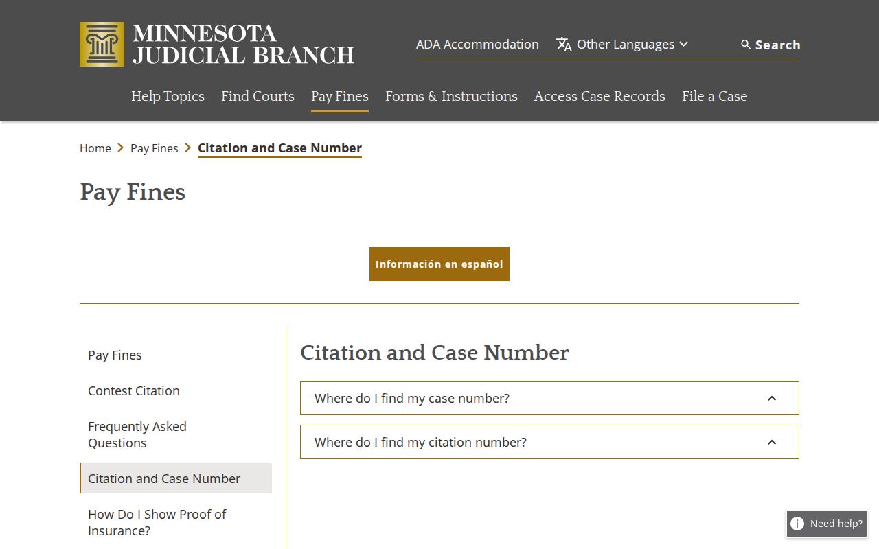 Minnesota citation and case number guidance behind Crow Wing County arrest warrant records